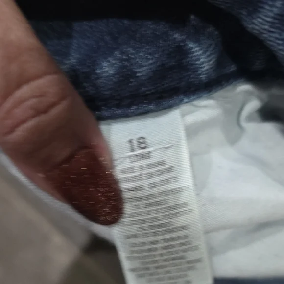 American Eagle Outfitters Blue Wide Leg Jeans - Picture 5 of 5